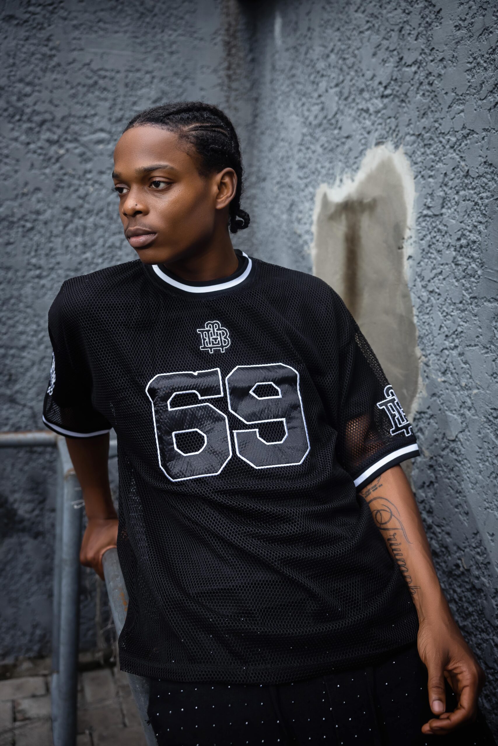 BLACK NET SHIRT - Image 2