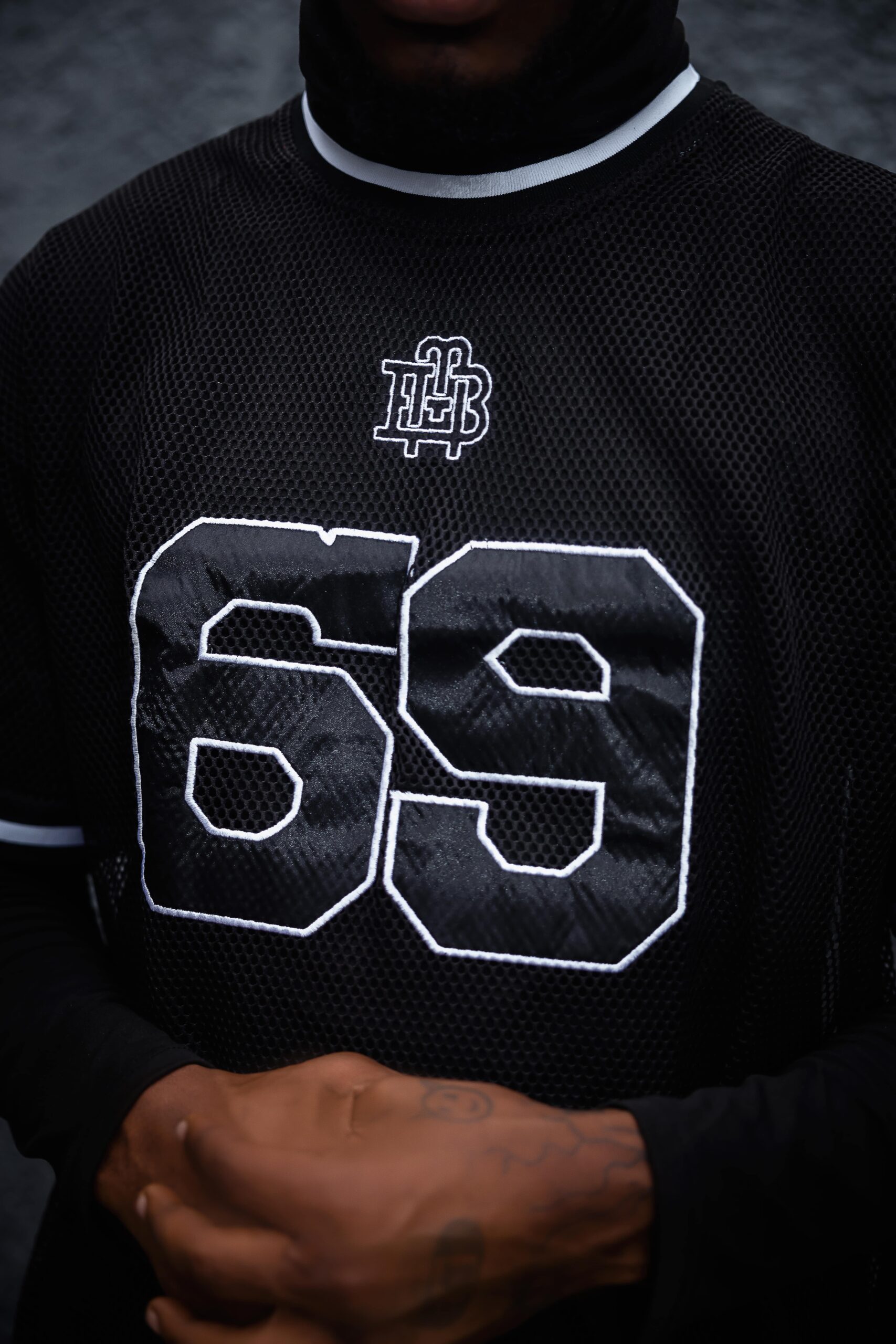BLACK NET SHIRT - Image 3